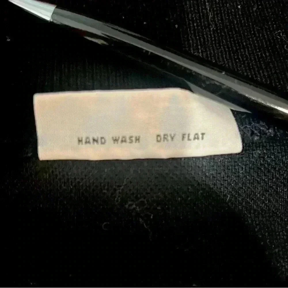 Vintage | Alfred Dunner 80s Colorblocked Pullover - Black & Red & White / Sz L - Picture 6 of 9